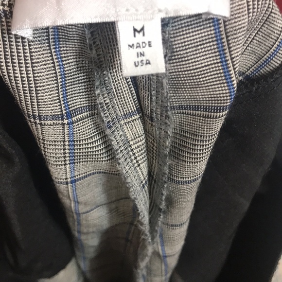 Milky check plaid jogger sweatpants p6 - Picture 4 of 4